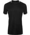 01717 Classico SOL'S Classico Contrast T-Shirt Black / White colour image